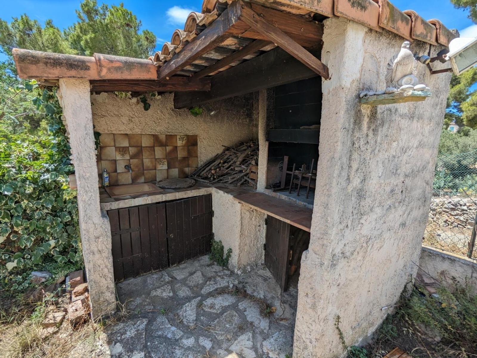 Maisonnette Kalis Calme Avec Climatisation Parking Jardin Cadre Campagne Plages A Pieds باندول المظهر الخارجي الصورة